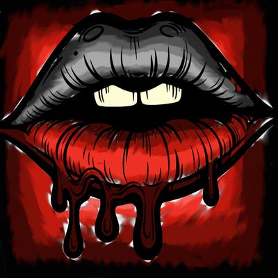 lips that look realistic and drip