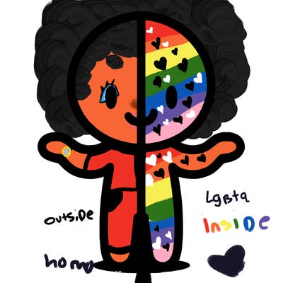 person split on half