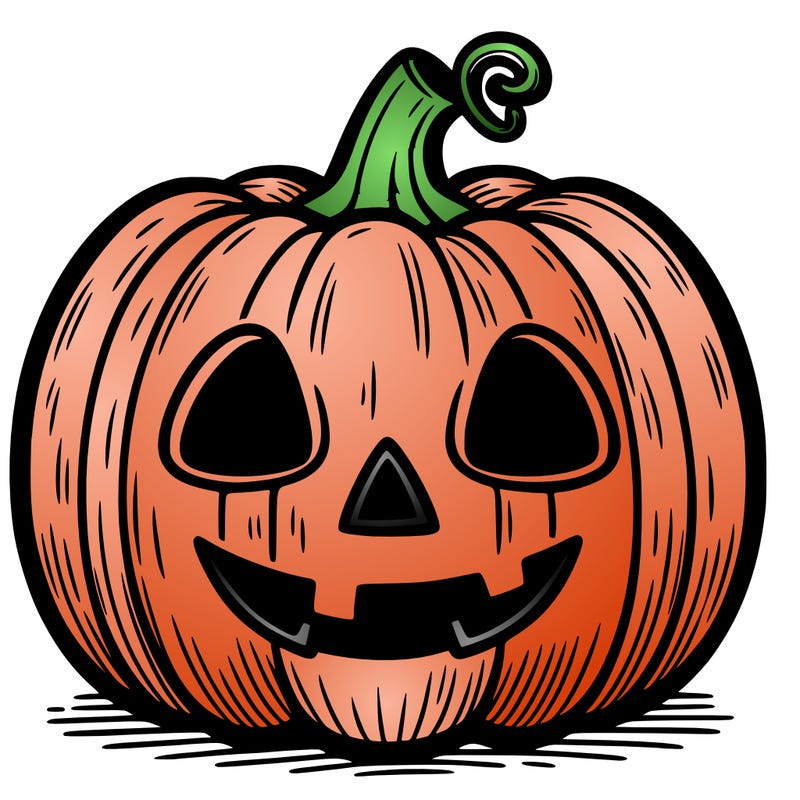 halloween pumpkin drawing