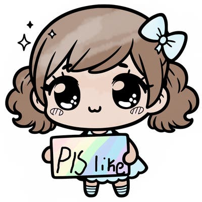 cute girl holding a sign