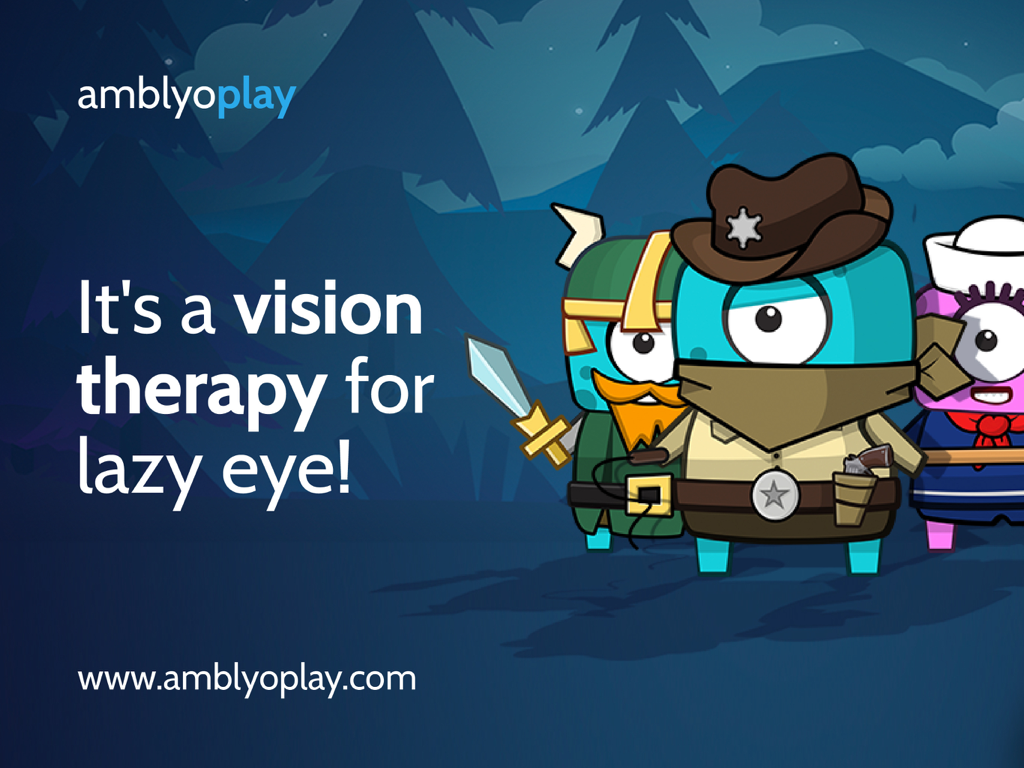 AmblyoPlay - AmblyoPlay vision therapy for lazy eye with cartoon characters