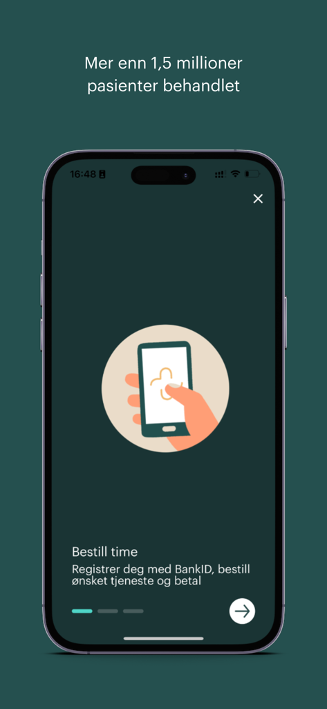Dr.Dropin - Onboarding screen of the Dr.Dropin medical app for booking appointments