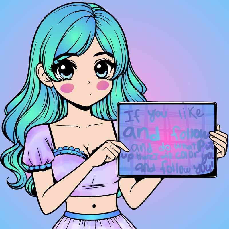 realistic pretty girl holding blank sign
