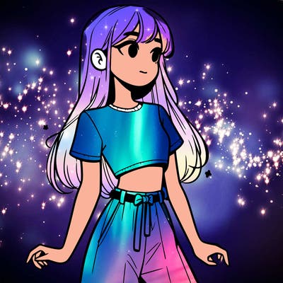 girl in a cute crop top