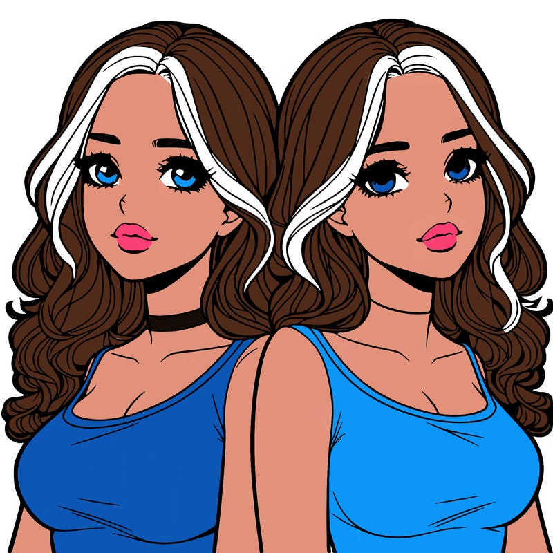 realistic twin sisters