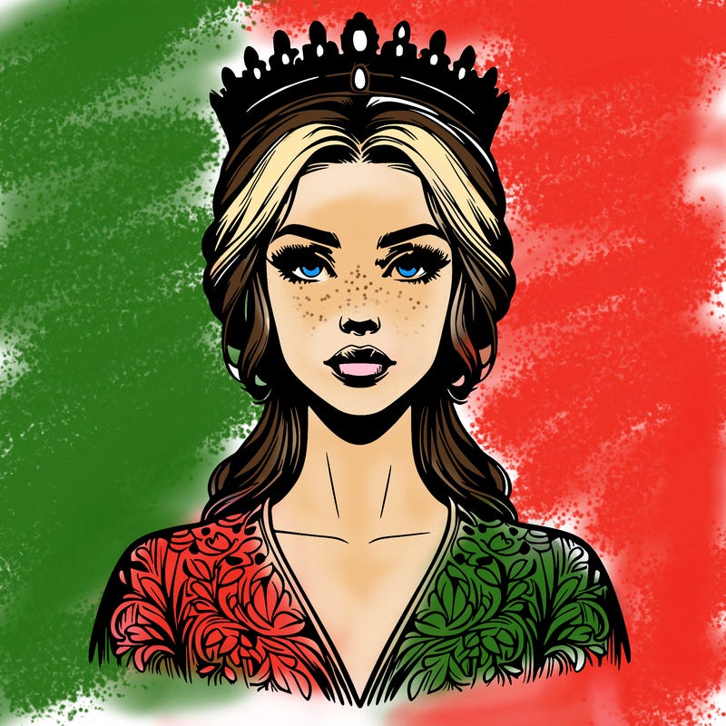 realistic beautiful queen