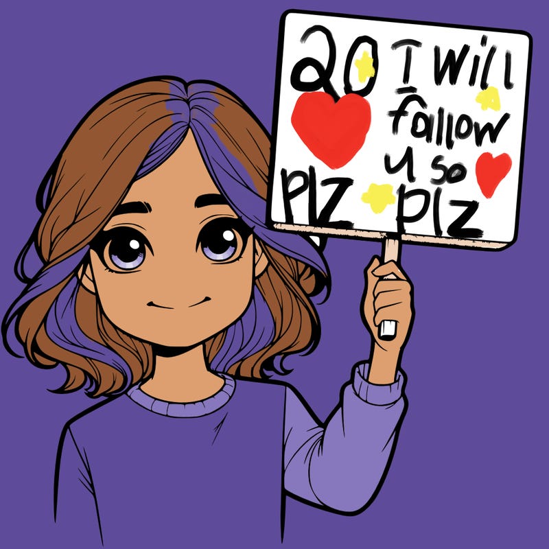 realistic girl holding up a sign