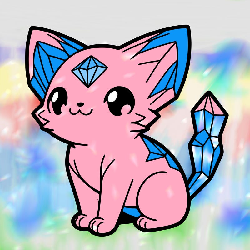 crystal kitten