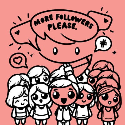 more followers please