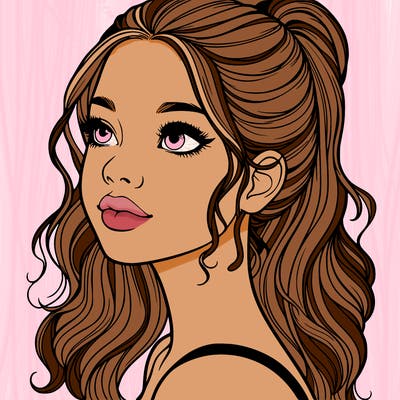 beautiful realistic girl