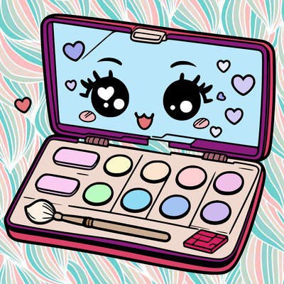 makeup pallet