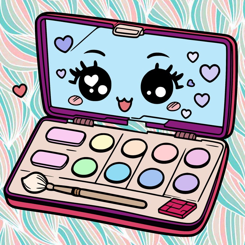 makeup pallet