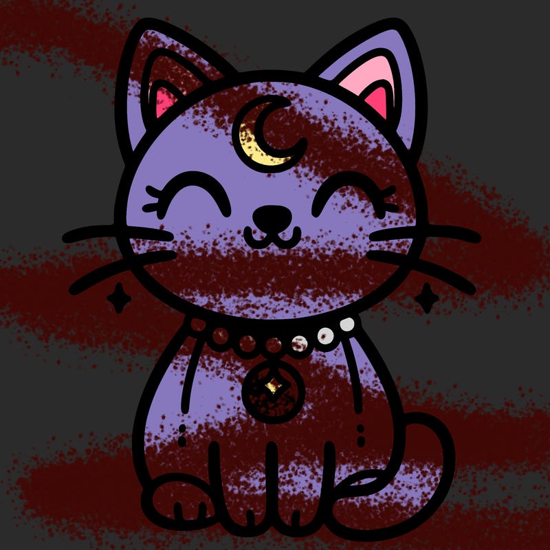 𝓒𝓪𝓽 𝔀𝓲𝓽𝓱 𝓶𝓸𝓸𝓷 𝓷𝓮𝓬𝓴𝓵𝓪𝓬𝓮