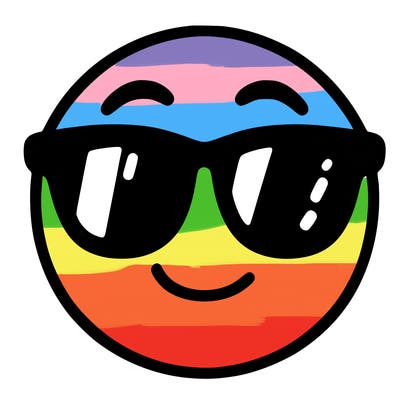 emoji with sunglasses
