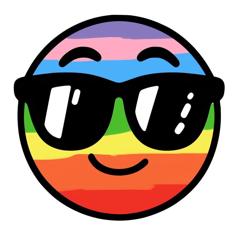 emoji with sunglasses
