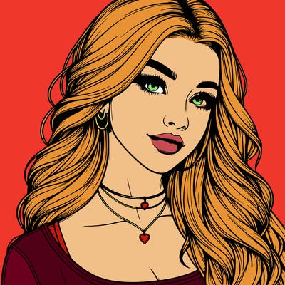 detailed realistic girl