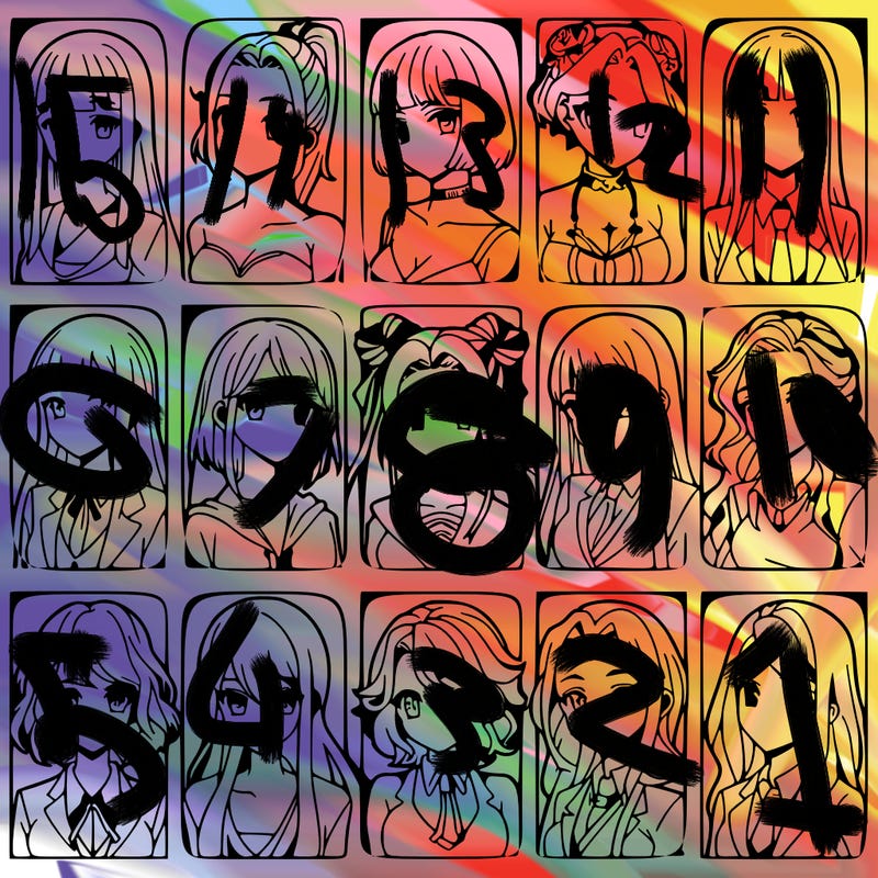 girls that look diffrent anime