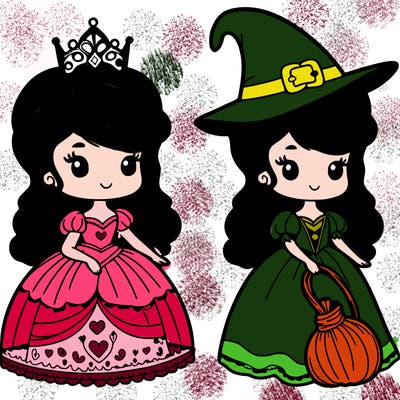 princess as a witch