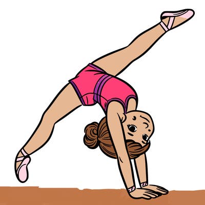 gymnastics girl