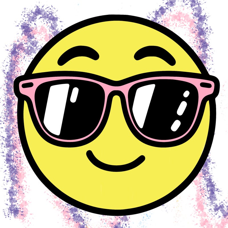 emoji with sunglasses