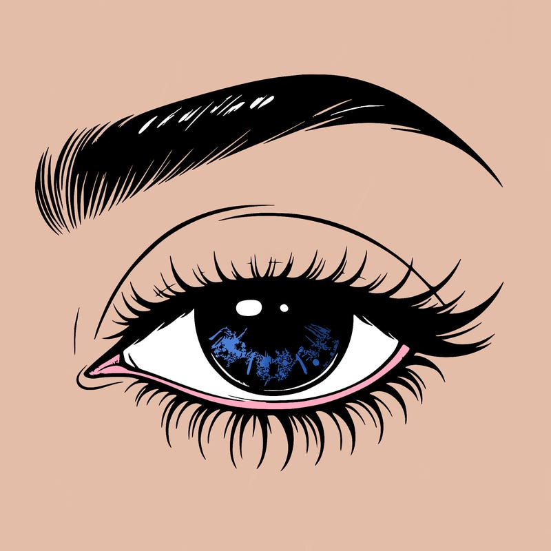 eye closed realistic