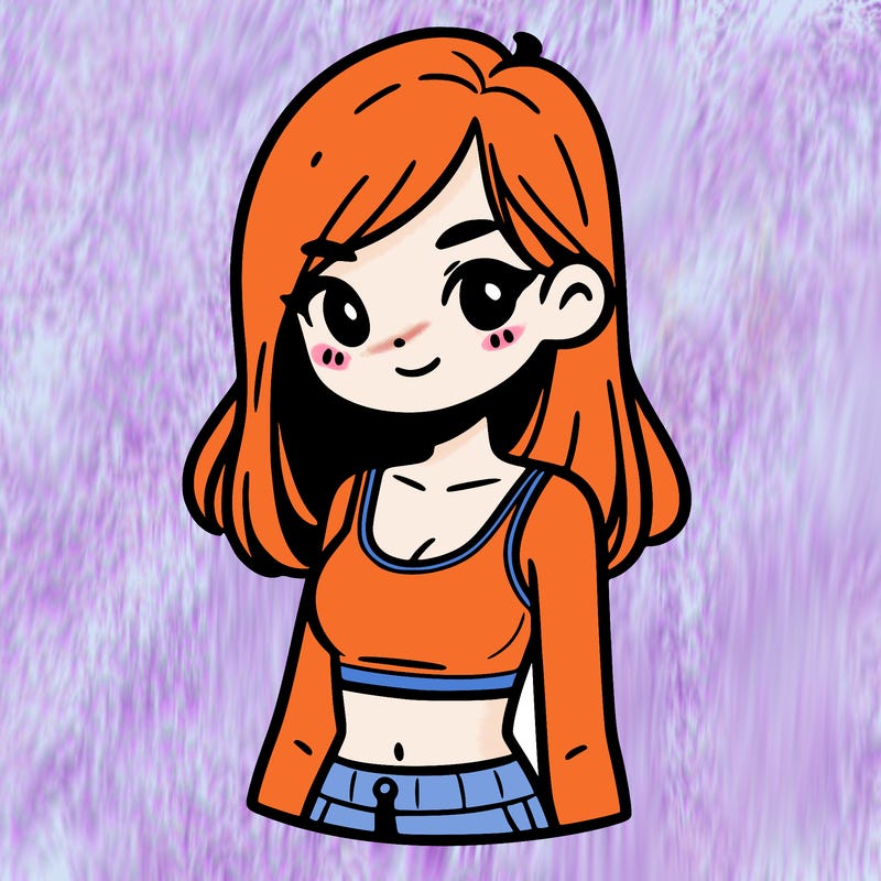 girl with crop top