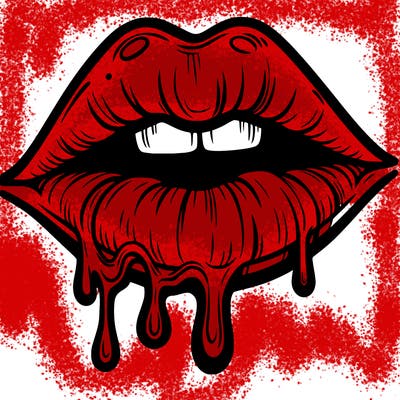 lips that look realistic and drip