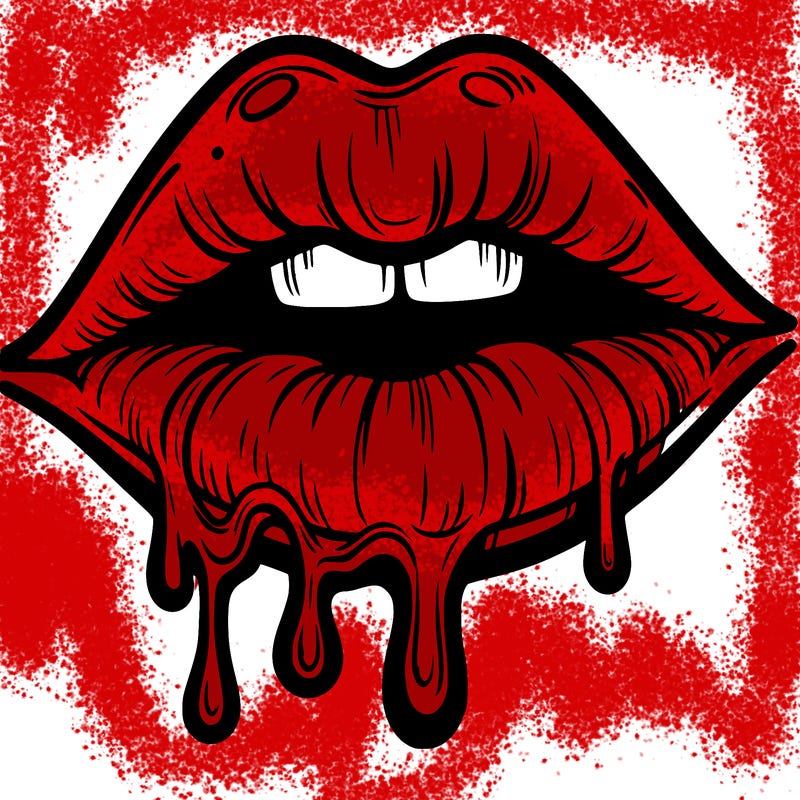 lips that look realistic and drip