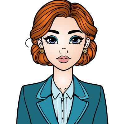 woman in a suit