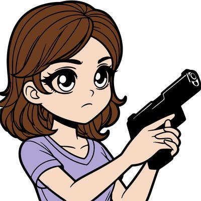 girl with a gun