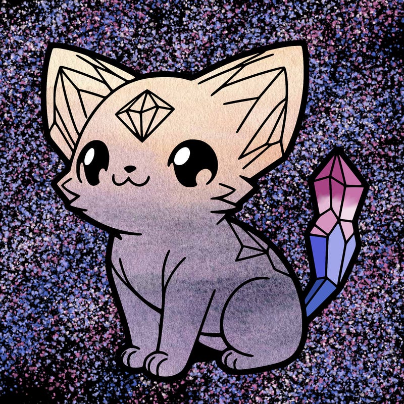 crystal kitten