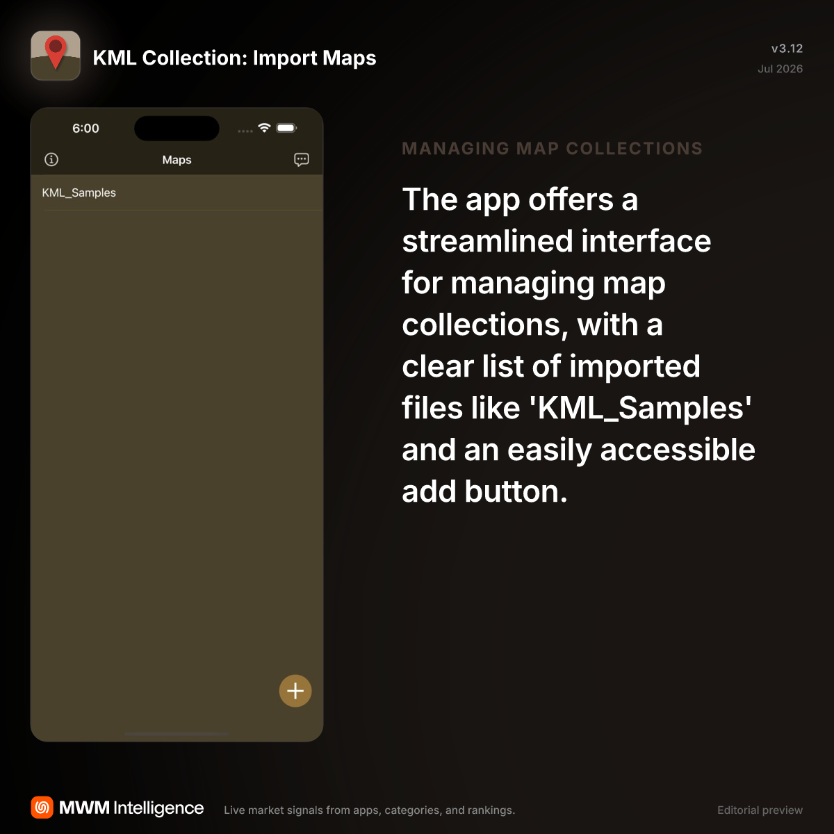 KML Collection: Import Maps - Travel App | MWM