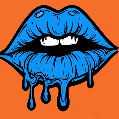 lips that look realistic and drip