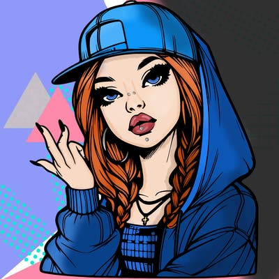 realistic hip hop girl