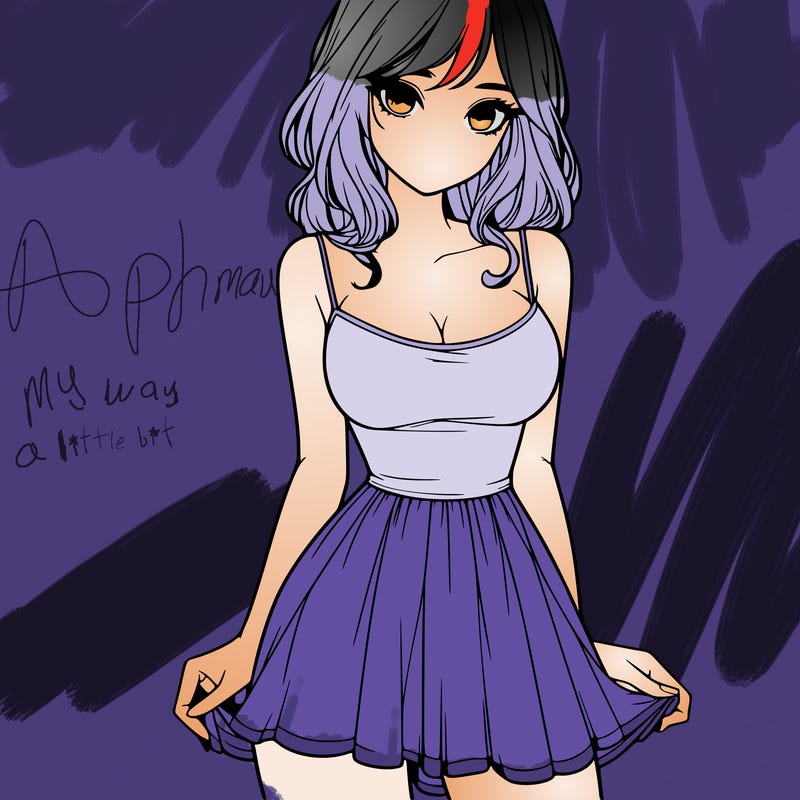 realistic girl in short dress