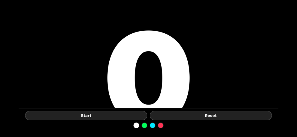 Big Swim Clock - Giant digital stopwatch display with high contrast white text on black background