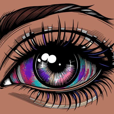 realistic eye