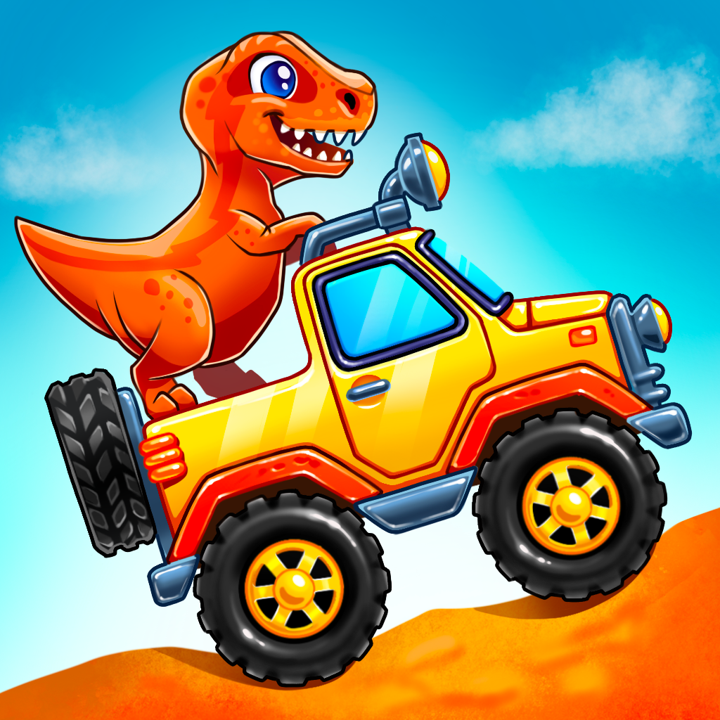 Dinosaur truck, car games: dig - Education App | MWM