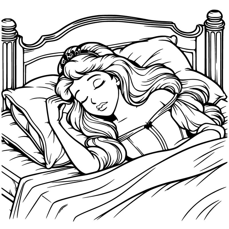 realistic sleeping beauty