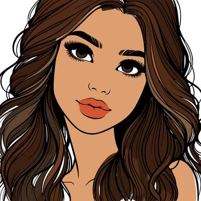 beautiful realistic girl