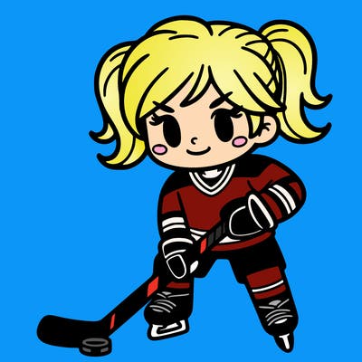 hockey player girl