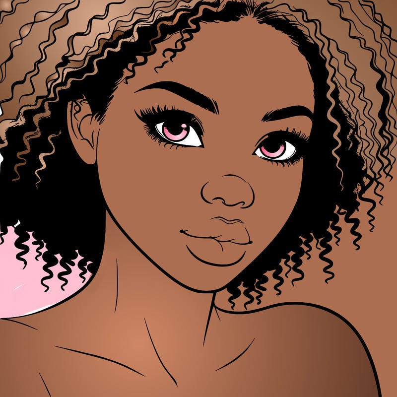 realistic black girl