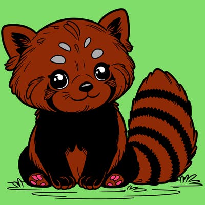 red panda