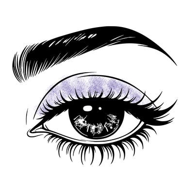 eye closed realistic