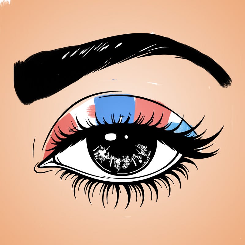 eye closed realistic