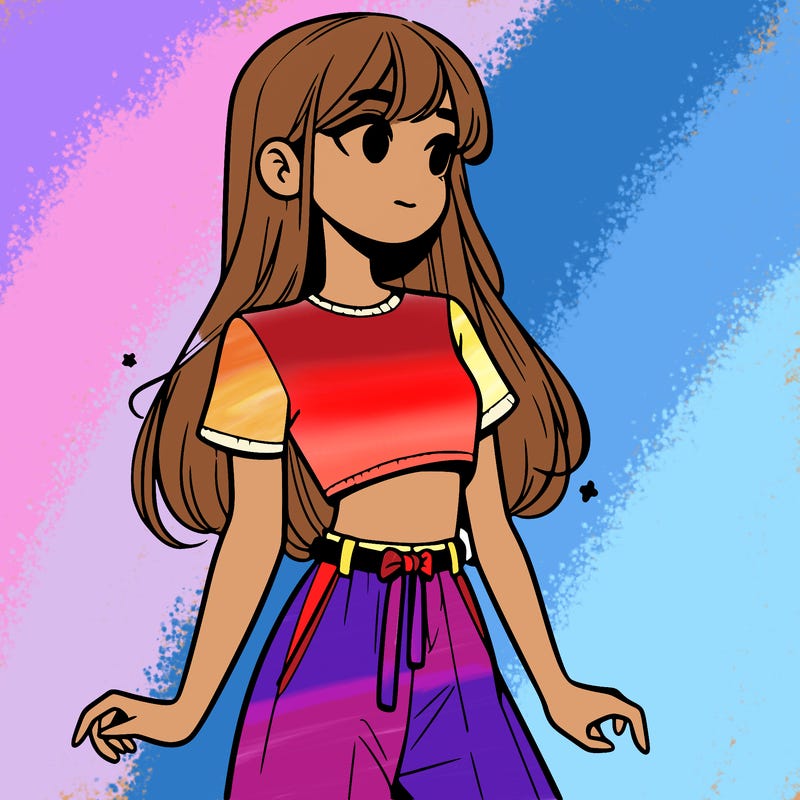 girl in a cute crop top