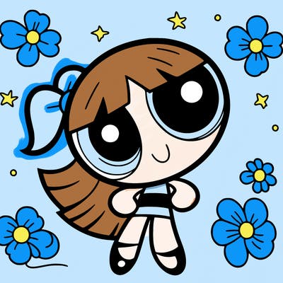 a powerpuff girl
