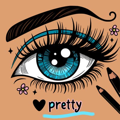 pretty eye