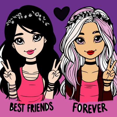 realistic girl bffs