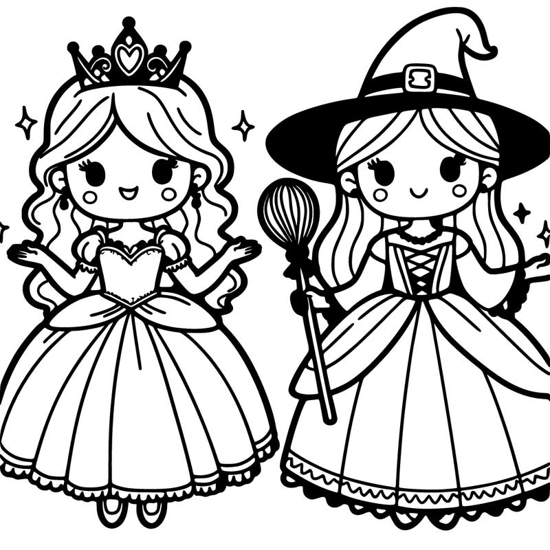 princess and a witch